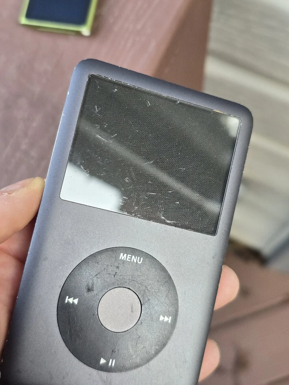 Apple iPod classic 6th Gen Gray 160 gb ipod shuffle + 5th gen ipod 80 gb READ